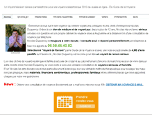 Tablet Screenshot of cabinetoracle.fr
